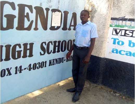 Kevin jest jedną z osób które wsparli datkiem nasi darczyńcy w akcji Pomoc sierotom w Kenii