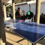 Stoły dla ping-ponga obóz dla uchodźców Usivak