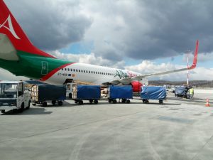 The plane with gifts for Ukraine landed in Balice