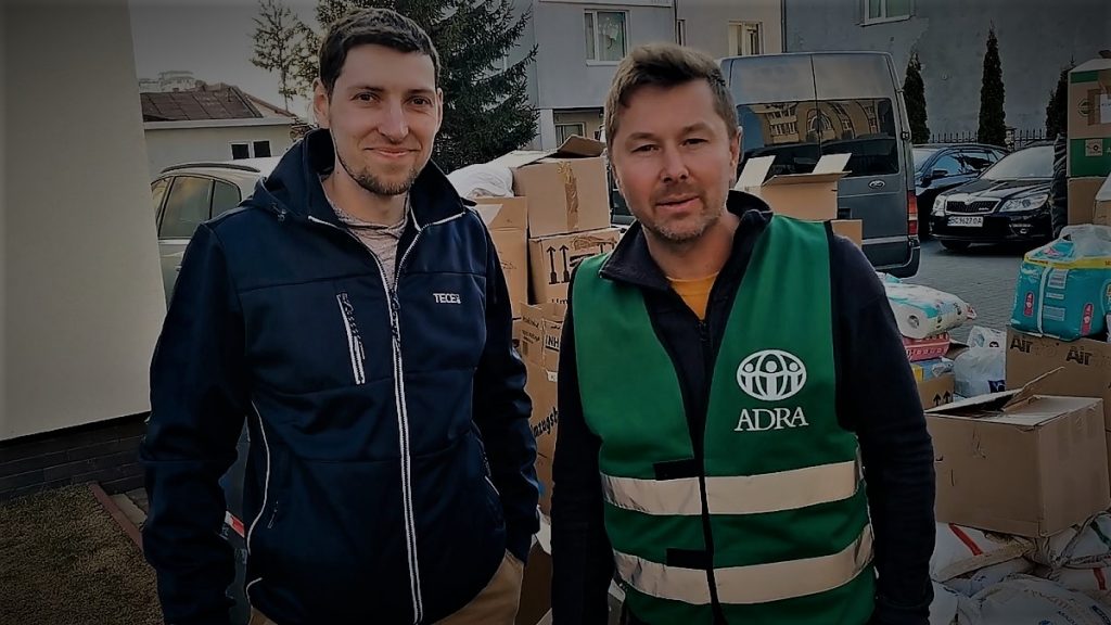 Transporty humanitarne do Ukrainy ADRA Polska