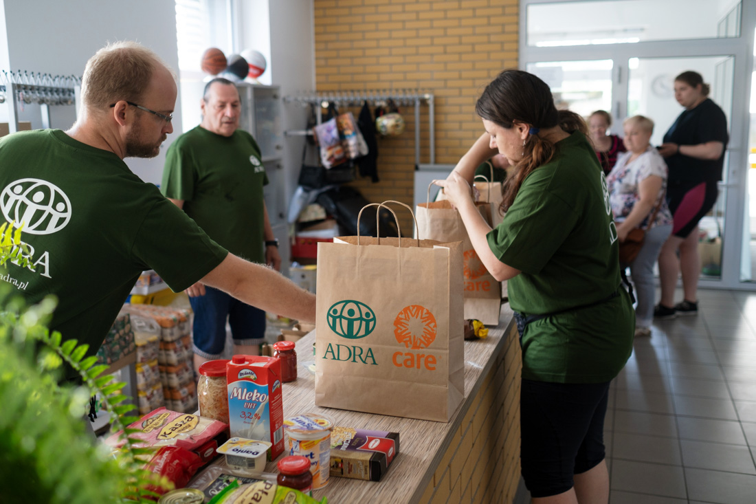 ADRA Polska oferuje pomoc żywnościową dla uchodźców z Ukrainy