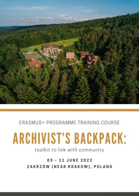 Archivist's backpack - projekt Erasmus+